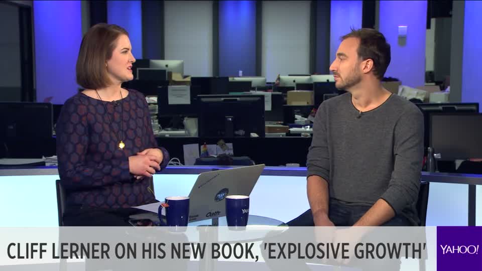 Yahoo Finance: Startup lessons, bitcoin and explosive growth (video thumbnail)